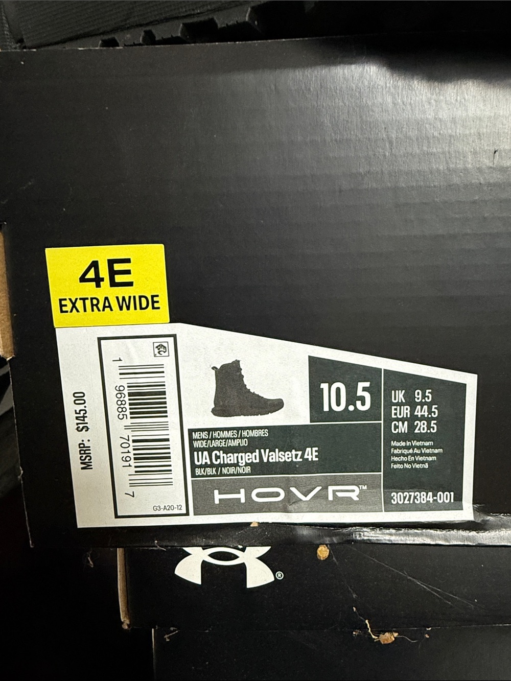 Under Armour Black Tactical High-Top Boot - Picture 2 of 3